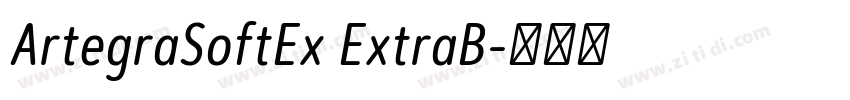 ArtegraSoftEx ExtraB字体转换